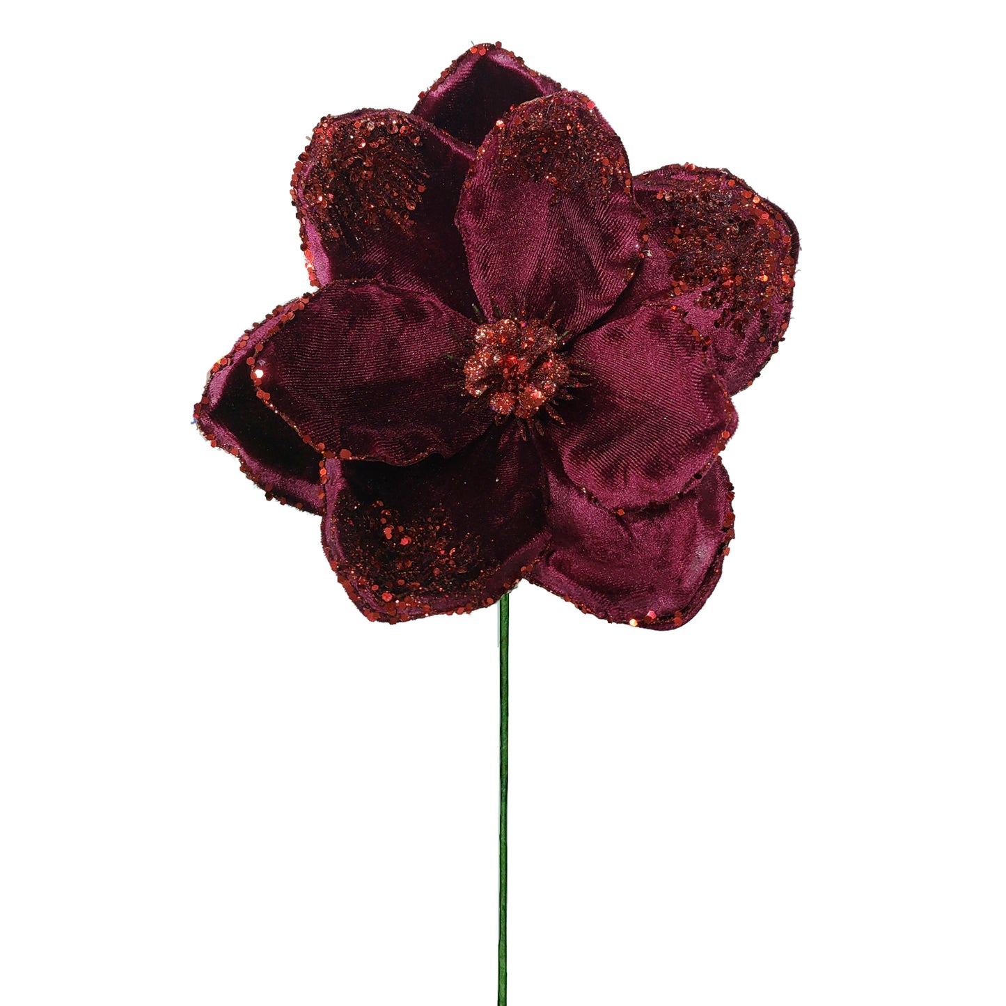 10Inch Burgundy Magnolia - Pack of 10