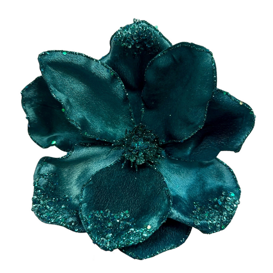 10Inch Dark Turquoise Magnolia - Pack of 10