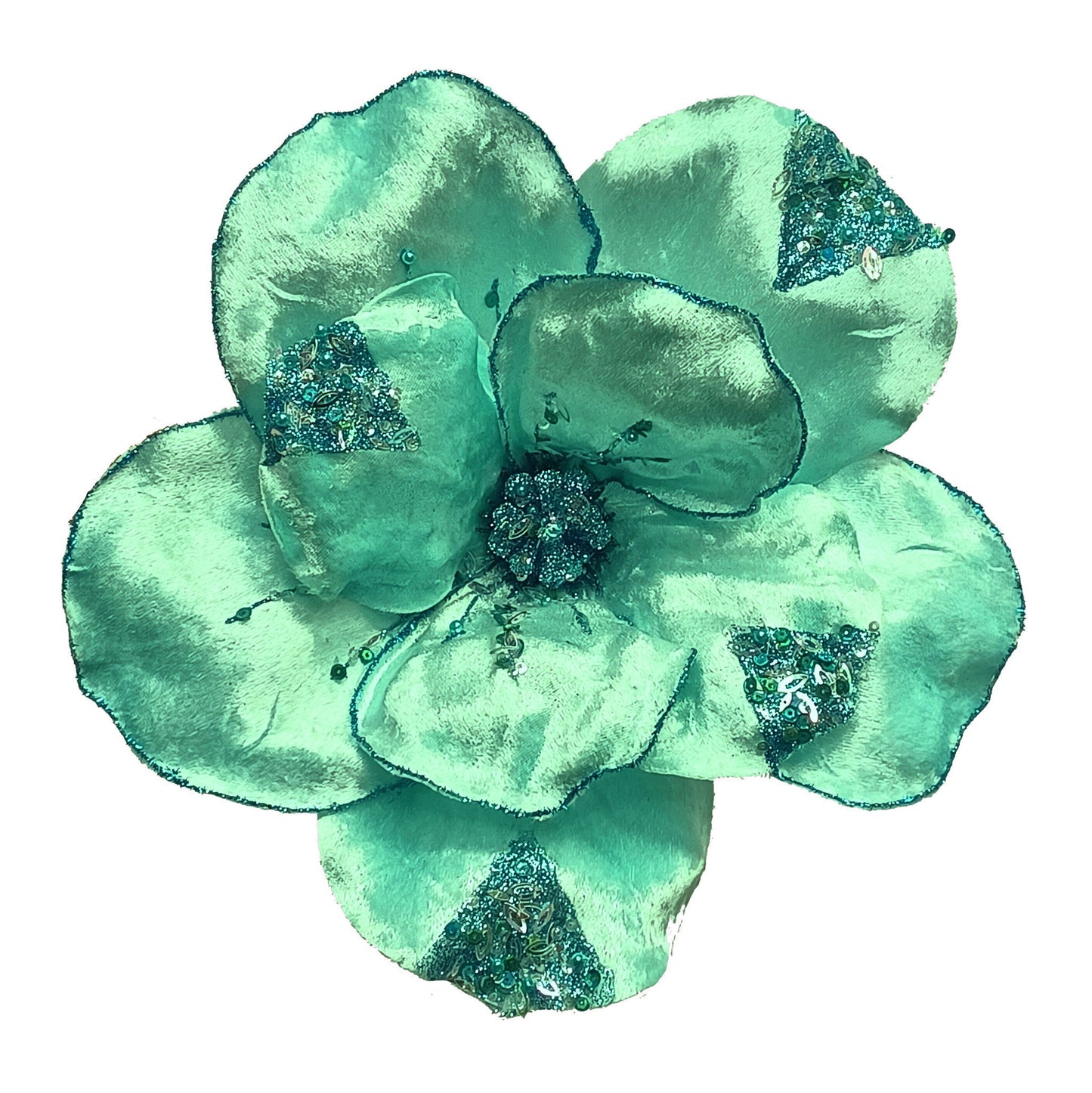 12Inch Light Turquoise Magnolia - Pack of 10