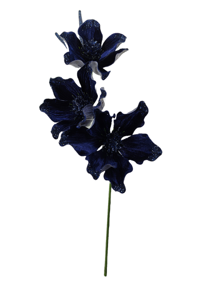 Blue (Midnight) Small Flower Pick - Pack of 10