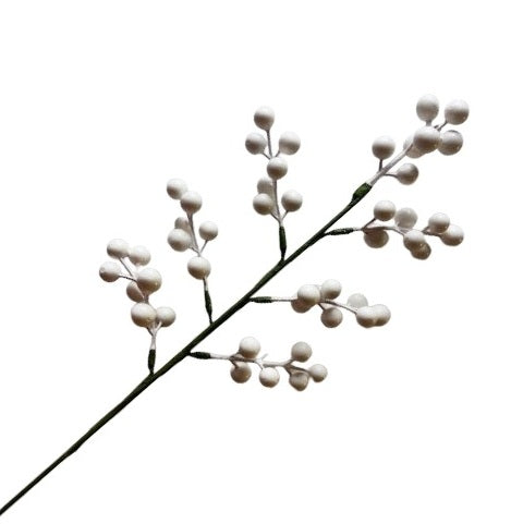 Foam Berries - White - 10pcs