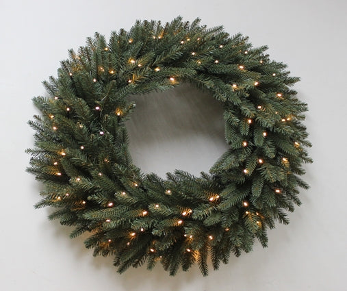 24Inch Battery Wreath - 4pcs