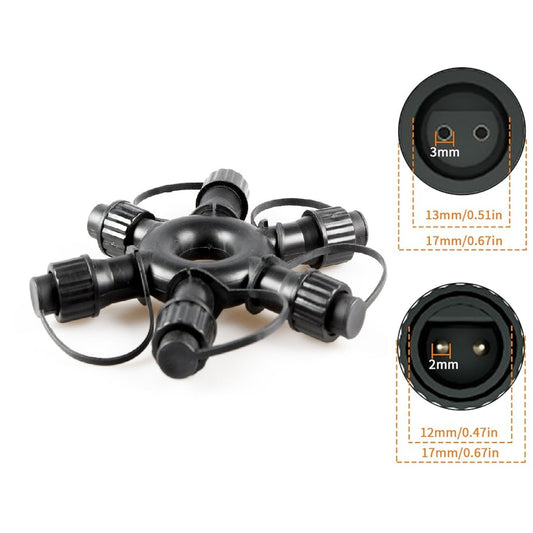 5 Way Ring Connector - Battery/24v