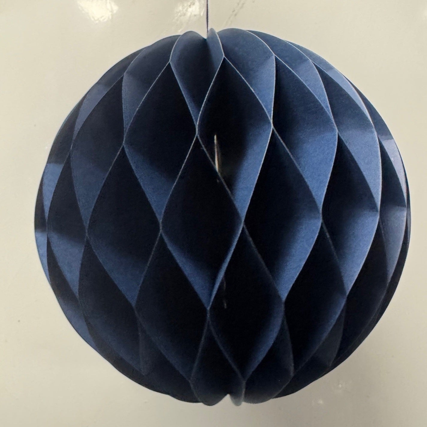 200mm Blue Paper Bauble - 10pcs