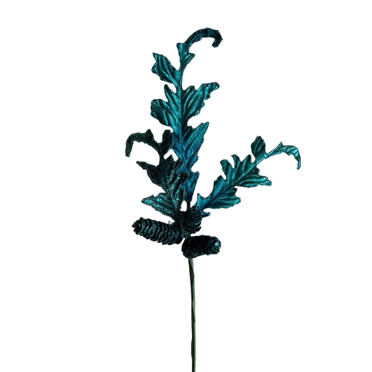 Turquoise Acanthus Leaf -  Pack of 10