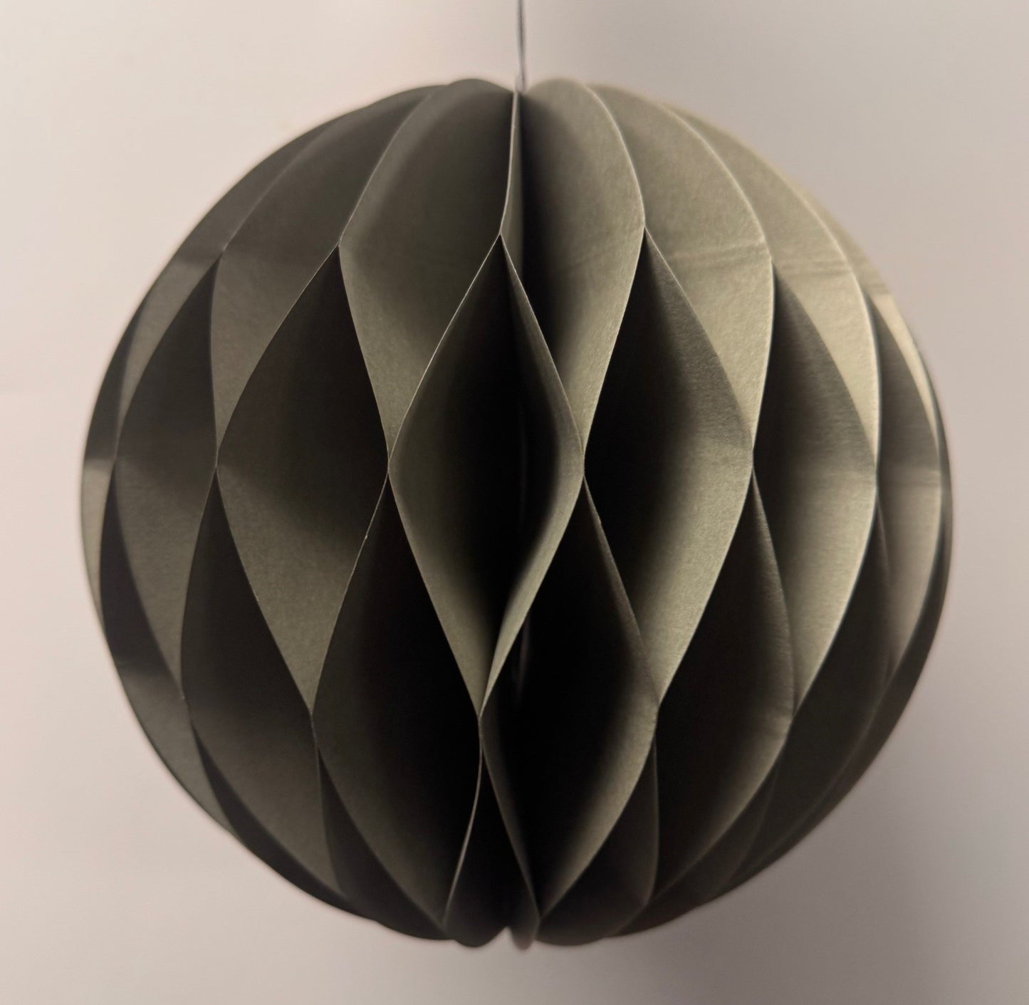 300mm Grey Paper Bauble - 10pcs