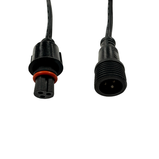 3 Pin male and Female connector - Black