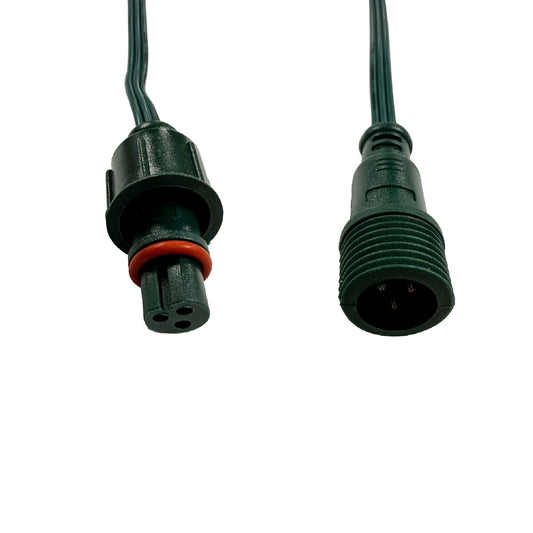 3 Pin male and Female connector - Green