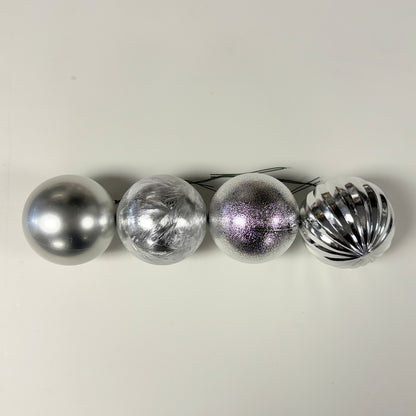 80mm Silver - 120pcs