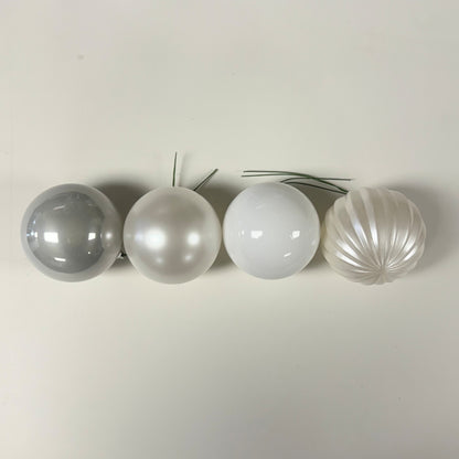 80mm White - 120pcs